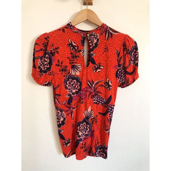 Free People Hear me Roar top in red Size small - Picture 7 of 9